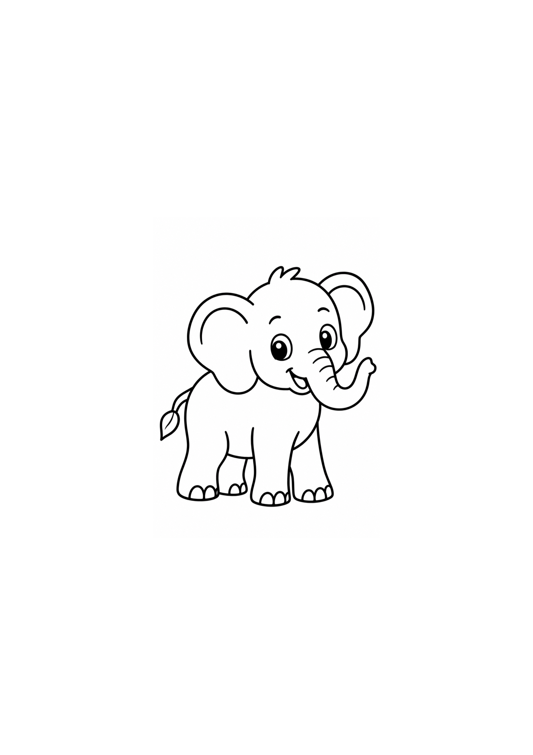 Animal Elephant coloring page