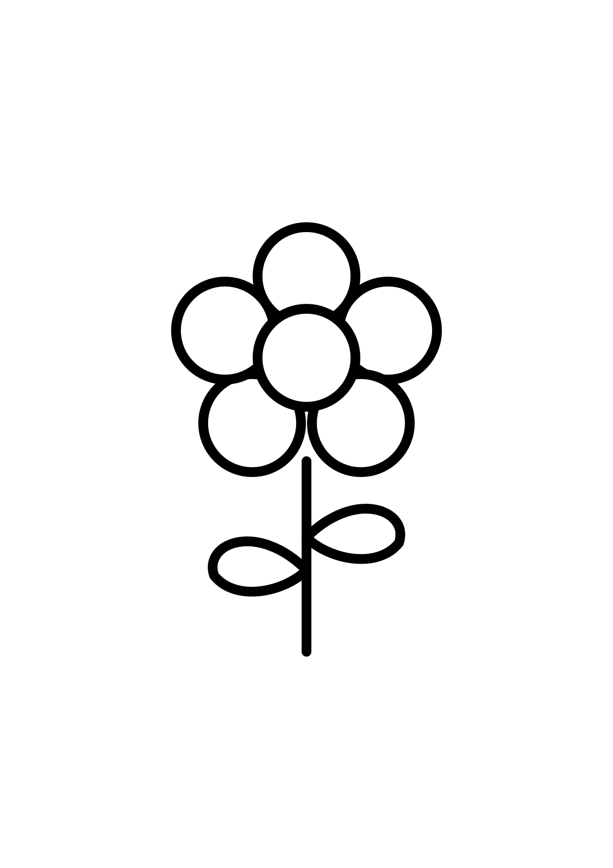 Garden Flower coloring page